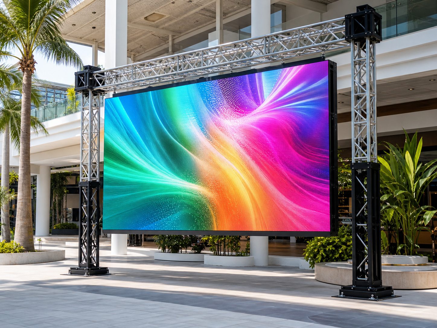 จอ LED FULL COLOR สำหรับติดตั้งภายในและภายนอกอาคาร